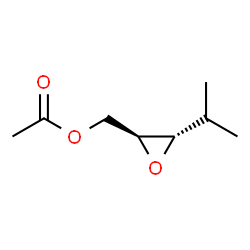 Oxiranemethanol,3-(1-methylethyl)-,acetate,(2S-trans)-(9CI)结构式