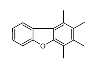 1,2,3,4-tetramethyldibenzofuran Structure