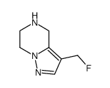 3-(fluoromethyl)-4,5,6,7-tetrahydropyrazolo[1,5-a]pyrazine Structure