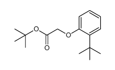 tert-butyl 2-(2-(tert-butyl)phenoxy)acetate Structure