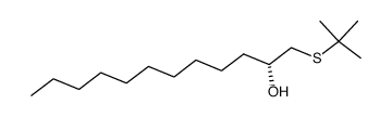 (R)-1-(tert-butylthio)dodecan-2-ol Structure