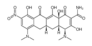 (4S,4aS,5aR,12S)-4,7-bis(dimethylamino)-1,4,4a,5,5a,6,11,12a-octahydro-3,10,12,12a-tetrahydroxy-9-nitro-1,11-dioxanaphthacene-2-carboxamide picture