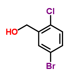 (5-Bromo-2-chlorophenyl)methanol Structure