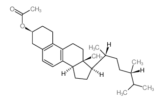 19-Norergosta-5,7,9-trien-3-ol,acetate, (3b)- (9CI) Structure