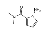 1H-Pyrrole-2-carboxamide,1-amino-N,N-dimethyl-(9CI) Structure