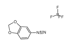 3,4-(methylenedioxy)benzenediazonium tetrafluoroborate结构式