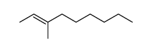 (E)-3-Methyl-2-nonene Structure