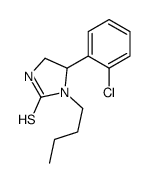 1-butyl-5-(2-chlorophenyl)imidazolidine-2-thione Structure