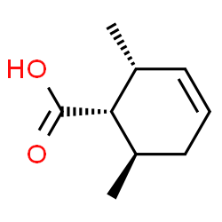 3-Cyclohexene-1-carboxylicacid,2,6-dimethyl-,[1S-(1alpha,2alpha,6beta)]-(9CI)结构式