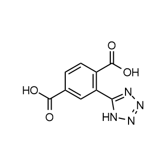 2-(2H-四唑-5-基)-对苯二甲酸结构式