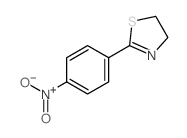 Thiazole,4,5-dihydro-2-(4-nitrophenyl)-结构式