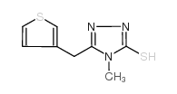 4-METHYL-5-(3-THIENYLMETHYL)-4H-1,2,4-TRIAZOLE-3-THIOL Structure