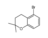 5-bromo-2,2-dimethyl-3,4-dihydro-2H-chroMene Structure