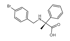 2-((4-bromobenzyl)amino)-2-phenylpropanoic acid结构式