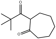 Cycloheptanone, 2-(2,2-dimethyl-1-oxopropyl)- Structure