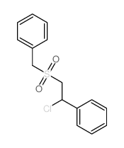 Benzene,[[(2-chloro-2-phenylethyl)sulfonyl]methyl]- picture