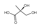 (S)-2,3-dihydroxy-2-methyl-propionic acid结构式