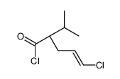 (2S)-5-chloro-2-propan-2-ylpent-4-enoyl chloride结构式