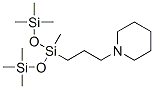 1-[3-[Bis(trimethylsilyloxy)(methyl)silyl]propyl]piperidine structure