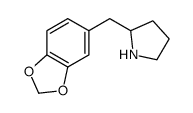 2-(benzo[d][1,3]dioxol-5-ylmethyl)pyrrolidine Structure