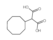 Propanedioic acid,2-cyclooctyl-结构式