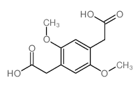 2-[4-(carboxymethyl)-2,5-dimethoxy-phenyl]acetic acid Structure