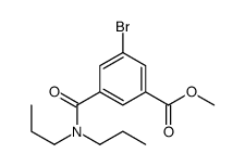 methyl 3-bromo-5-(dipropylcarbamoyl)benzoate Structure