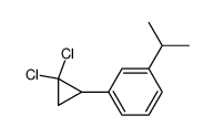 1-(2,2-Dichlorcyclopropyl)-3-isopropylbenzol结构式