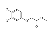 methyl 2-(3,4-dimethoxyphenoxy)acetate结构式