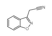 1,2-Benzisoxazole-3-acetonitrile结构式