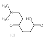 6-dimethylamino-4-oxo-hexanoic acid结构式