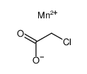 manganese(II) monochloroacetate结构式