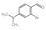 2-bromo-4-dimethylamino-benzaldehyde Structure