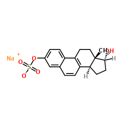 17α-二氢马鞭草素3-硫酸盐结构式