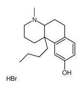 (4aR,10bS)-10b-butyl-4-methyl-1,2,3,4a,5,6-hexahydrobenzo[f]quinolin-9-ol,hydrobromide Structure