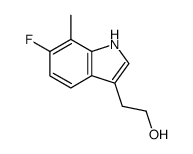 2-(6-fluoro-7-methyl-indol-3-yl)-ethanol Structure