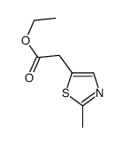 2-(2-甲基噻唑-5-基)乙酸乙酯结构式