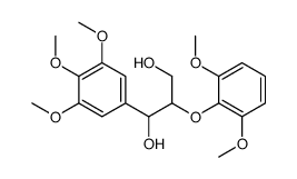 2-(2,6-dimethoxyphenoxy)-1-(3,4,5-trimethoxyphenyl)propane-1,3-diol Structure