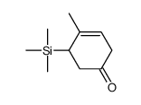 4-methyl-5-trimethylsilylcyclohex-3-en-1-one Structure