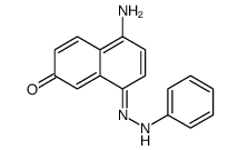 5-amino-8-(phenylazo)naphthol structure