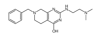 7-benzyl-2-(2-dimethylamino-ethylamino)-5,6,7,8-tetrahydro-3H-pyrido[3,4-d]pyrimidin-4-one Structure