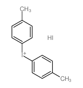 bis(4-methylphenyl)iodanium,iodide结构式