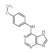 N-(4-methoxyphenyl)-5H-purin-6-amine picture