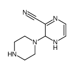 Pyrazinecarbonitrile, 3,4-dihydro-3-(1-piperazinyl)- (9CI) picture