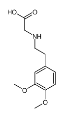 2-[2-(3,4-dimethoxyphenyl)ethylamino]acetic acid Structure