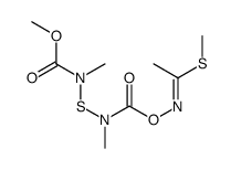 methyl (1E)-N-[[methoxycarbonyl(methyl)amino]sulfanyl-methylcarbamoyl]oxyethanimidothioate Structure