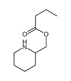 piperidin-2-ylmethyl butanoate Structure