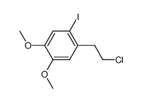 2-Jod-4,5-dimethoxy-phenaethylchlorid Structure