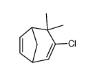 3-Chlor-4,4-dimethylbicyclo[3.2.1]octa-2,6-dien结构式