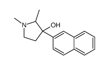 1,2-dimethyl-3-naphthalen-2-ylpyrrolidin-3-ol Structure